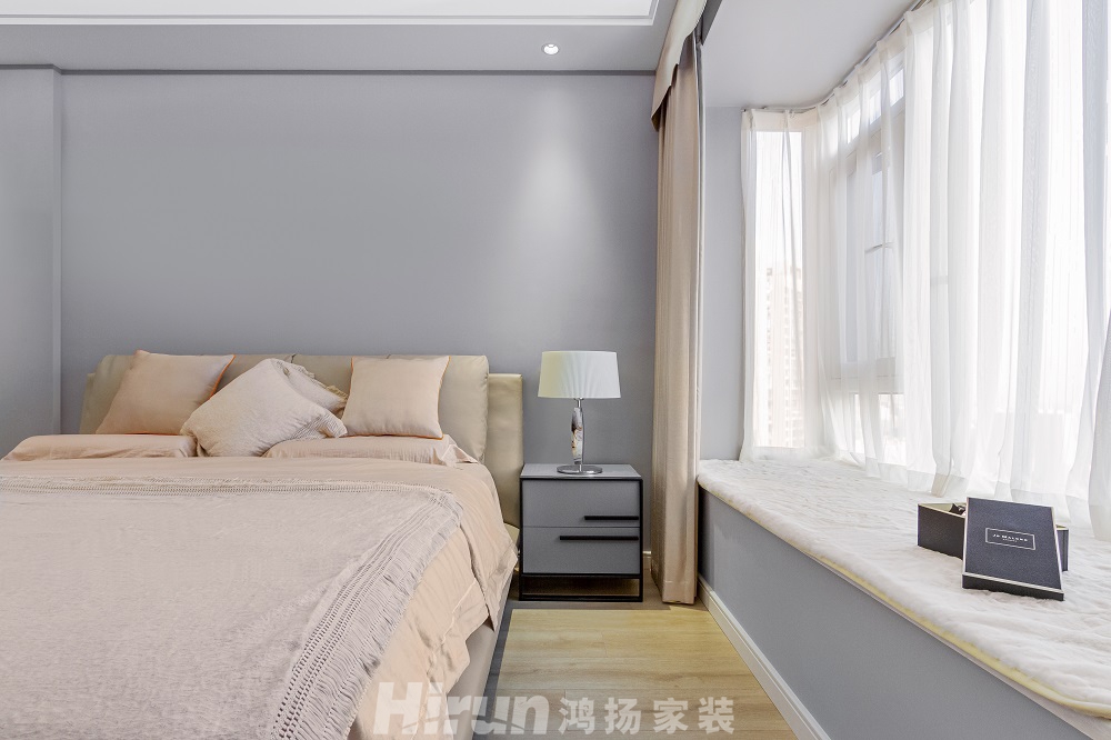 北辰三角洲118㎡北歐之光三居室 裝修案例效果圖-016