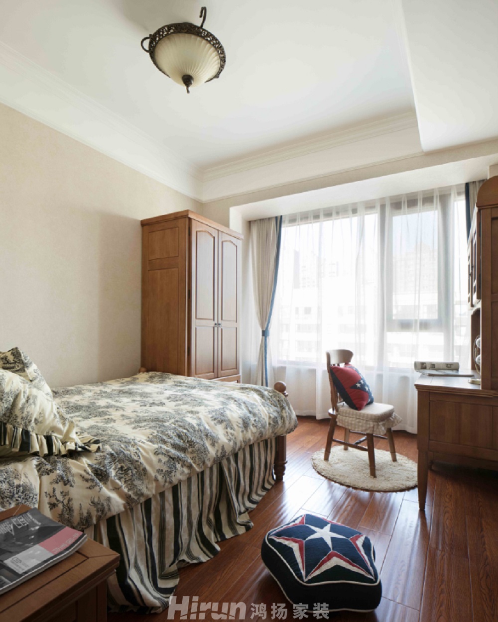 中天棲溪里177㎡歐美香頌四居室 裝修案例實景圖-07