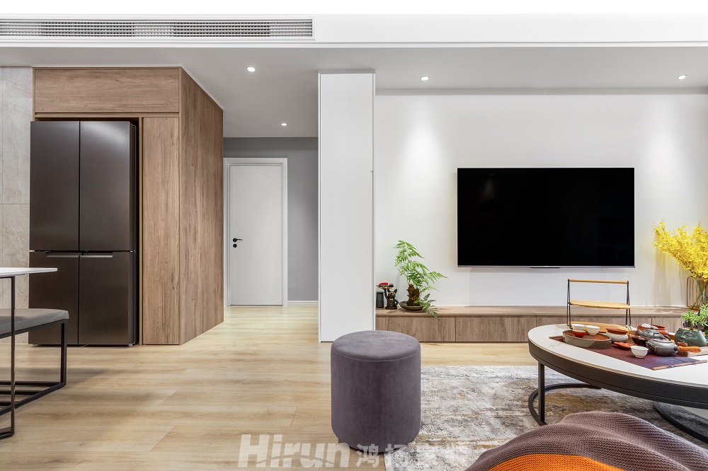 北辰三角洲118㎡北歐之光三居室 裝修案例效果圖-008