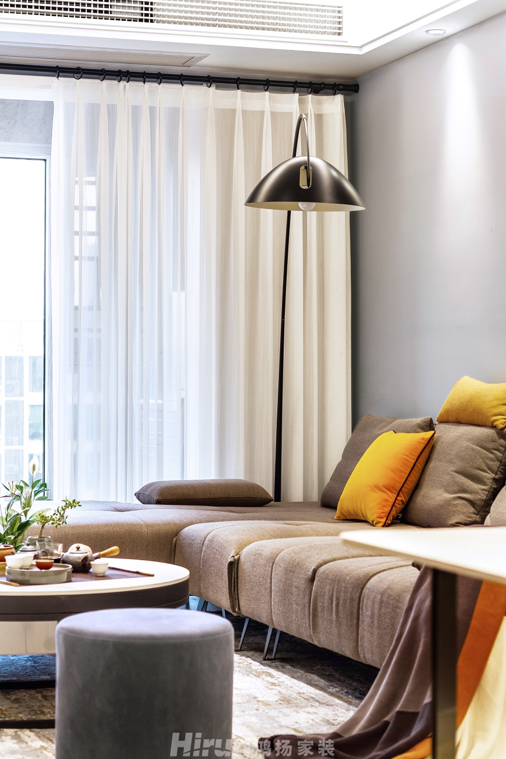 北辰三角洲118㎡北歐之光三居室 裝修案例效果圖-010