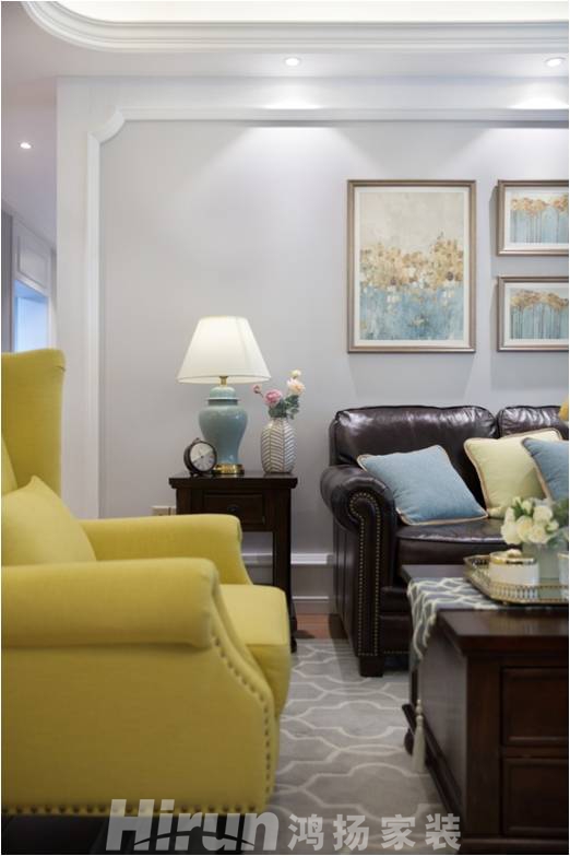 五礦萬境園140㎡新裝飾主義三居室 裝修案例效果圖-圖片6