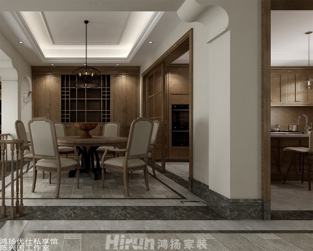 水映加州300㎡輕歐簡美別墅 裝修案例效果圖-8