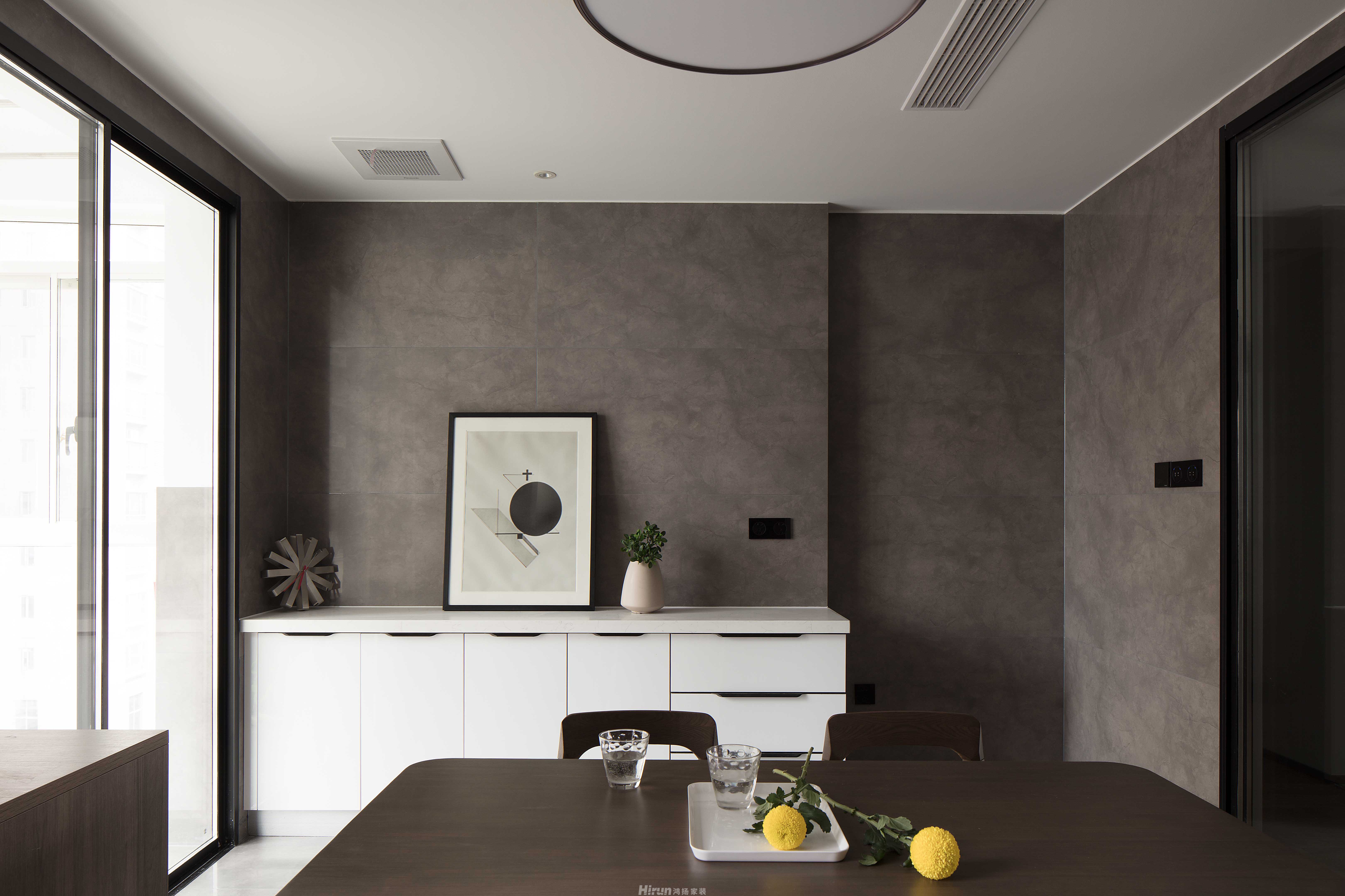 天一康園140㎡雅致現(xiàn)代四居室 裝修案例效果圖-swsy2018_13