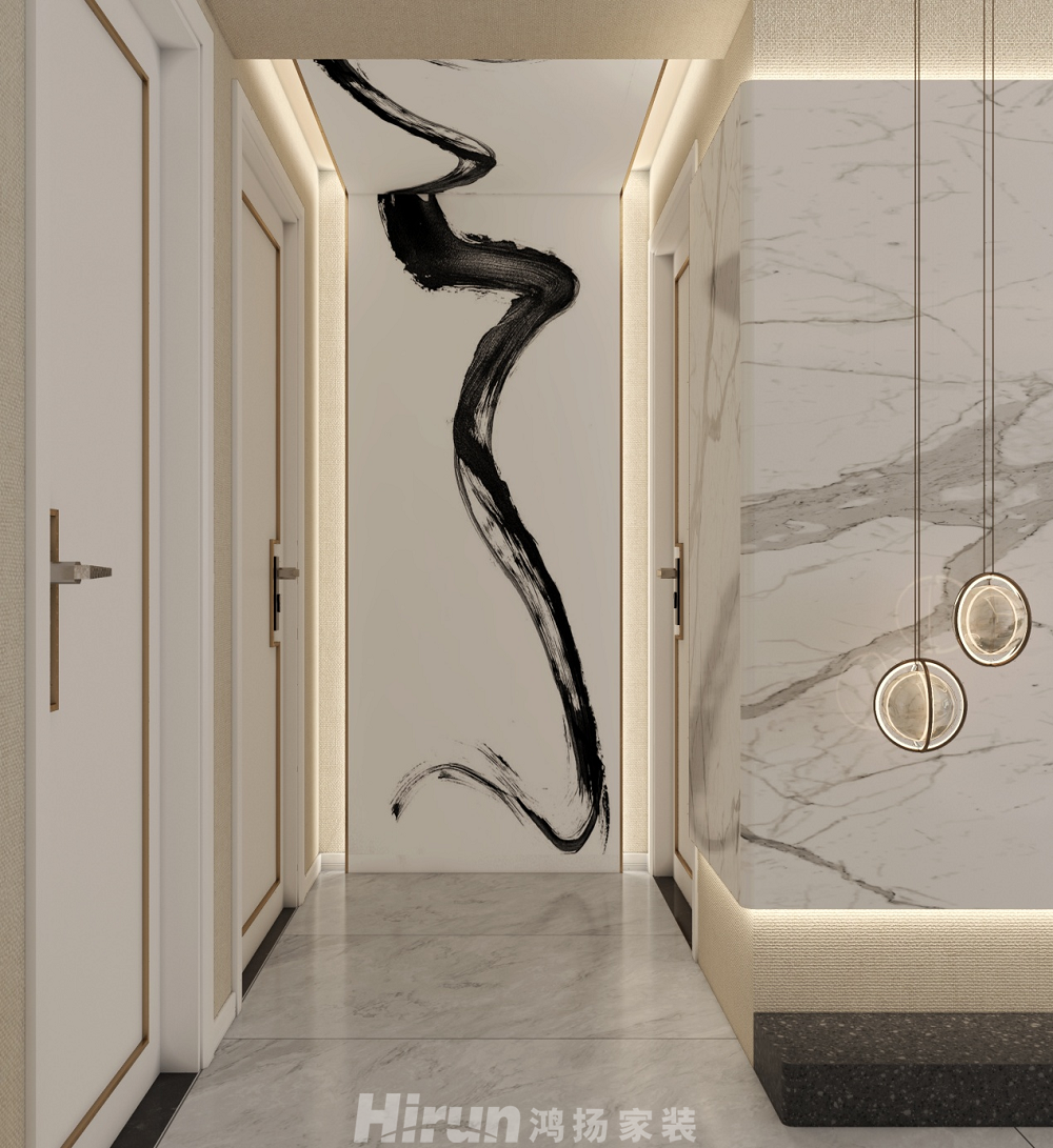 八方小區142㎡復合寫意四居室 裝修案例效果圖-圖片 10