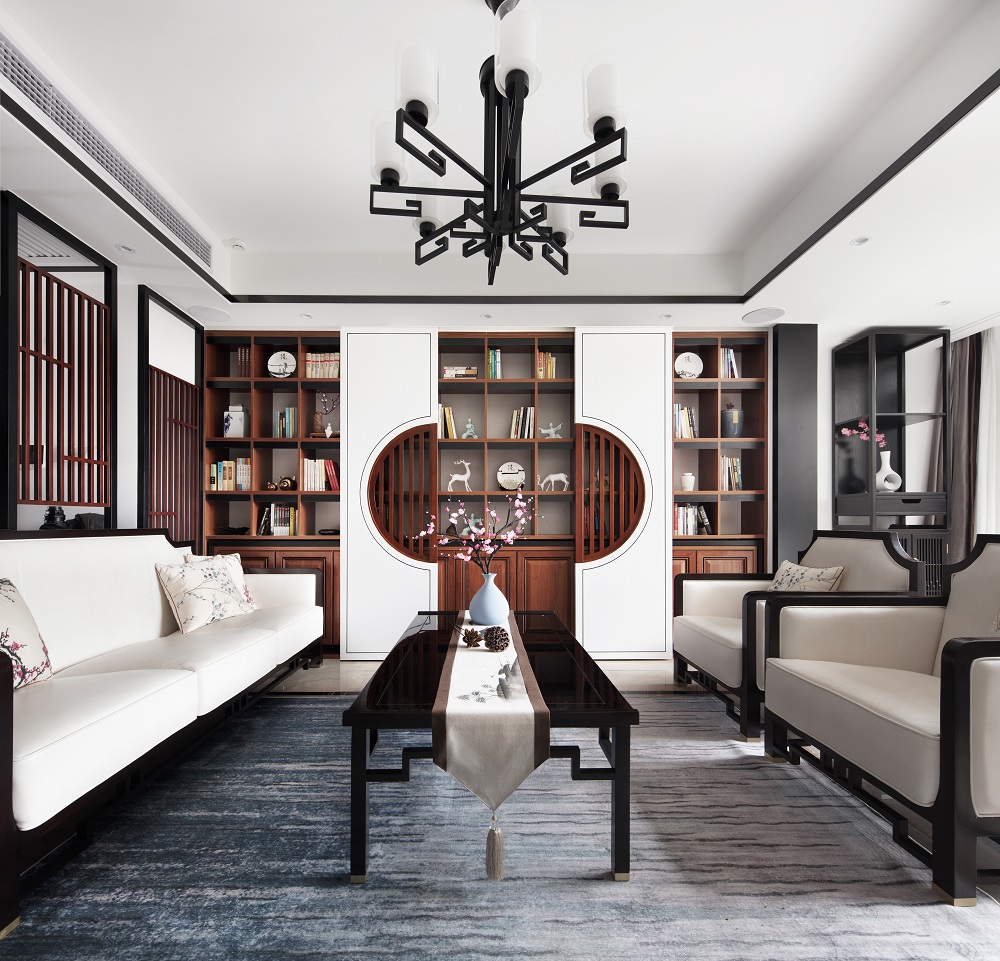 梅溪香山160㎡復合寫意四居室 裝修案例效果圖-實景圖 (3)