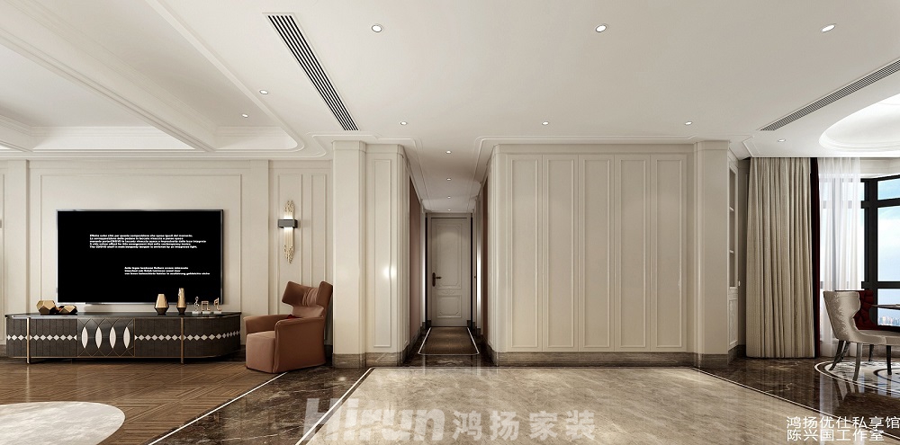 達(dá)美溪湖灣200㎡輕歐簡(jiǎn)美大平層 裝修案例效果圖-9132395268319775