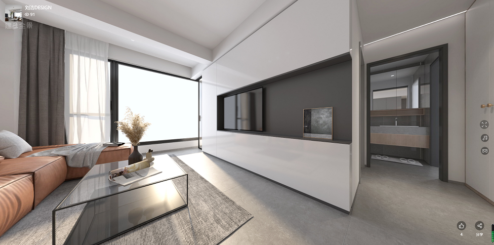 佳兆業(yè)天御120㎡雅致現(xiàn)代三居室 裝修案例效果圖-微信截圖_20210526164818