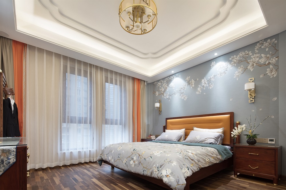 第六都213㎡復合寫意大平層 裝修案例實景圖-主臥
