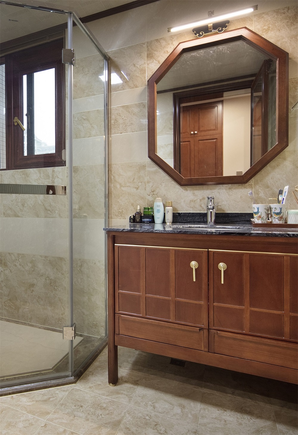 第六都213㎡復合寫意大平層 裝修案例實景圖-主衛