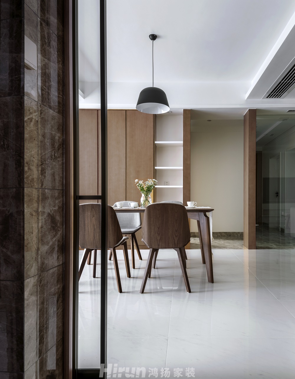 輝煌國際城118㎡北歐之光三居室 裝修案例效果圖-10