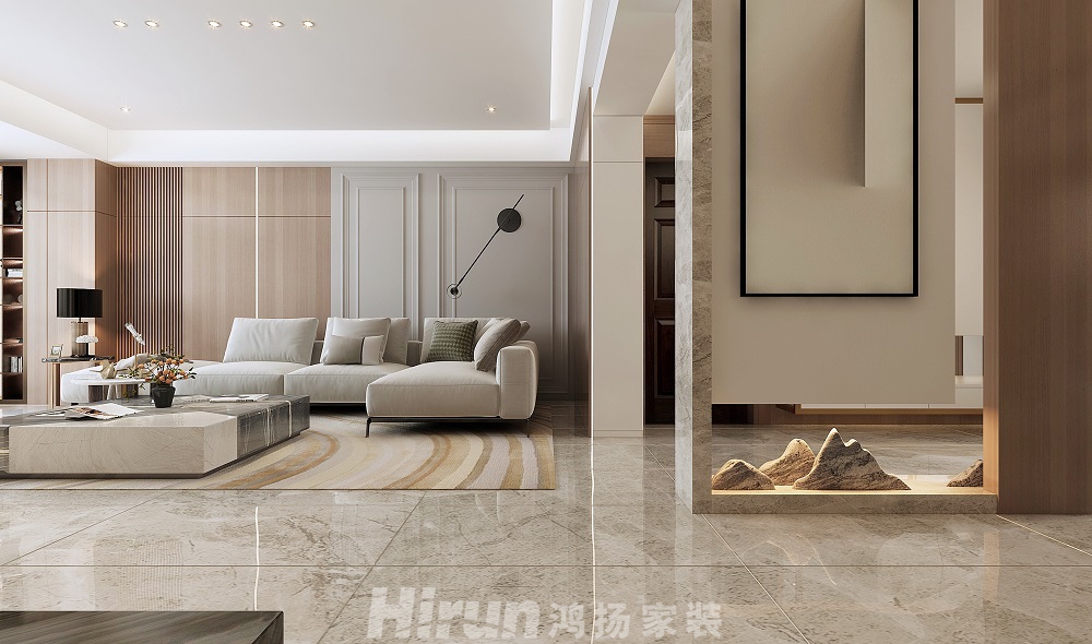 八方小區290㎡北歐之光復式 裝修案例效果圖-1 (6)