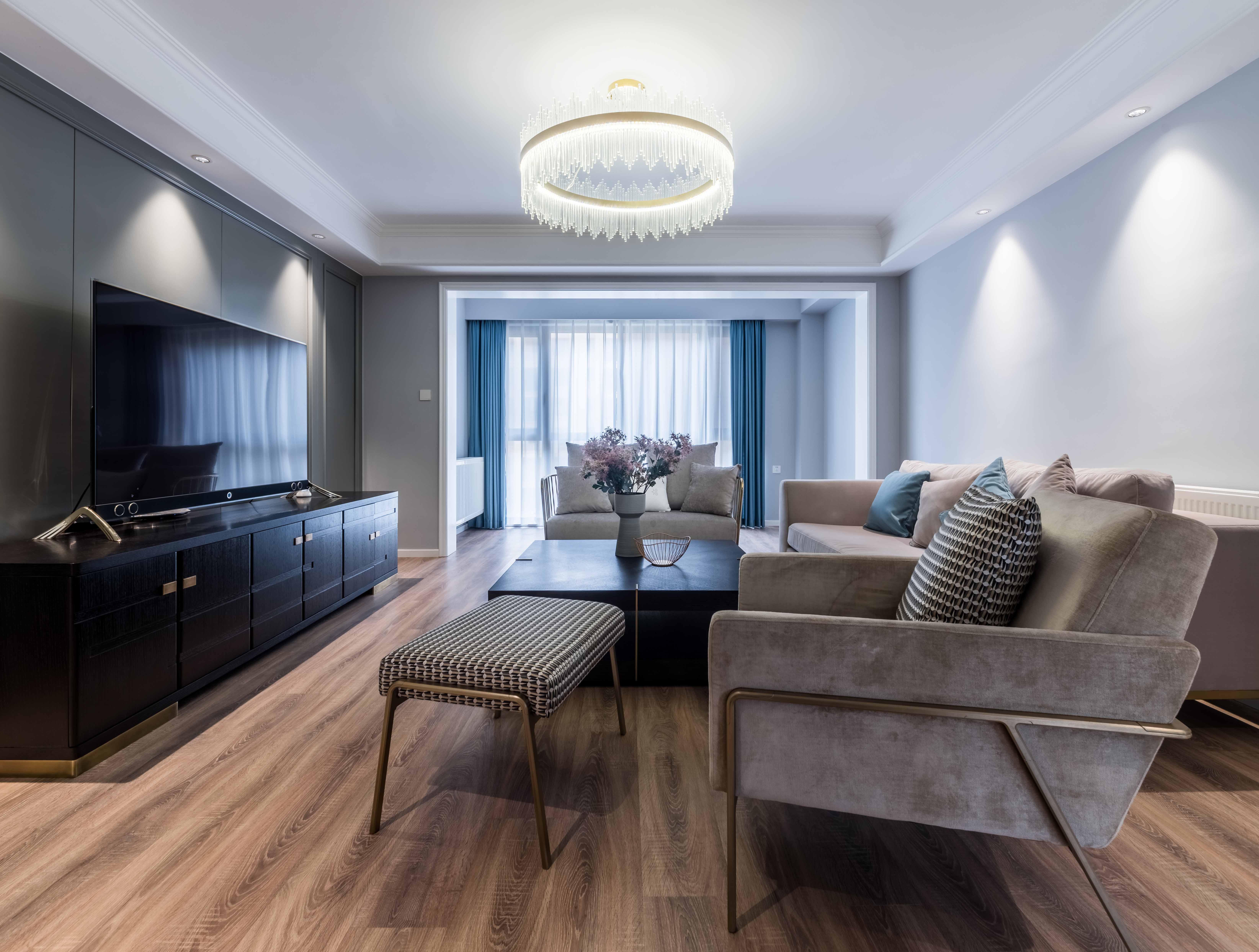 鑫遠悅城140㎡新裝飾主義四居室 裝修案例效果圖-22--自由構圖