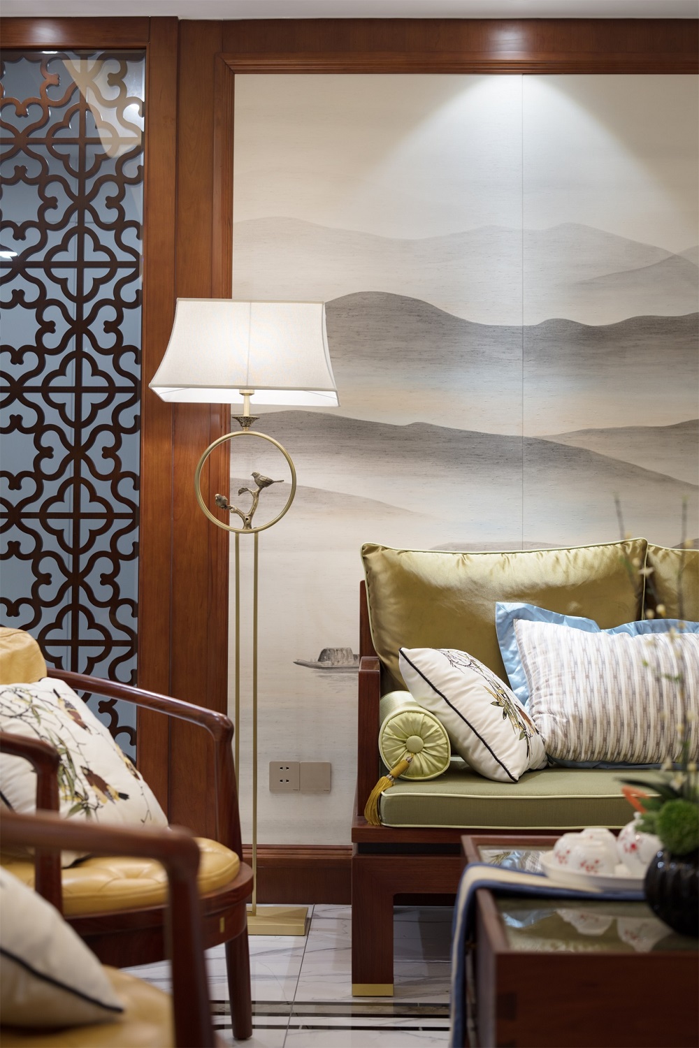 第六都213㎡復合寫意大平層 裝修案例實景圖-小景1