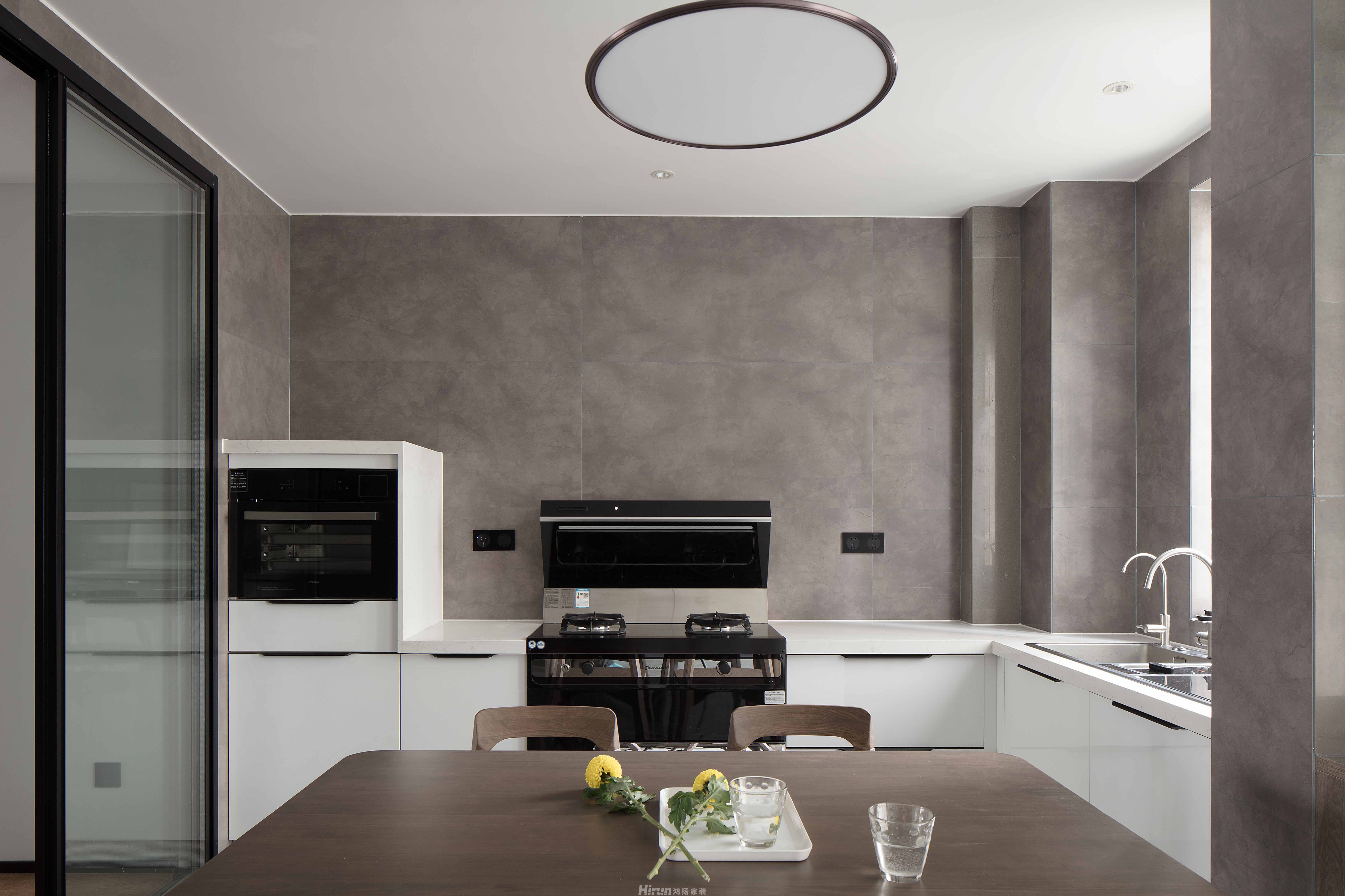 天一康園140㎡雅致現(xiàn)代四居室 裝修案例效果圖-swsy2018_12