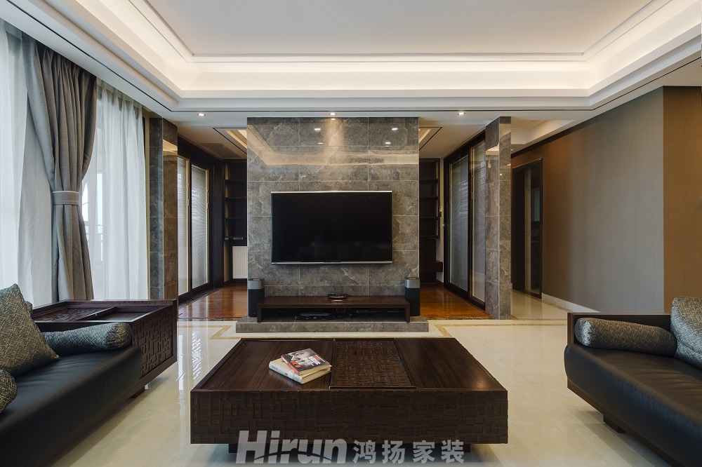 潮宗御苑160㎡寫意木構四居室 裝修案例效果圖-_Q2A5646- (9)