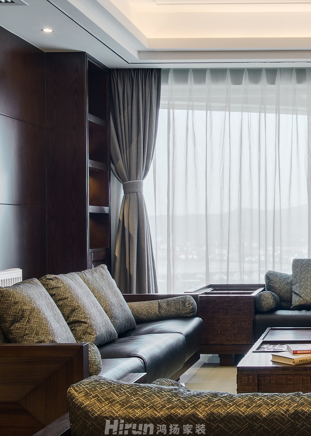 潮宗御苑160㎡寫意木構四居室 裝修案例效果圖-_Q2A5646- (12)