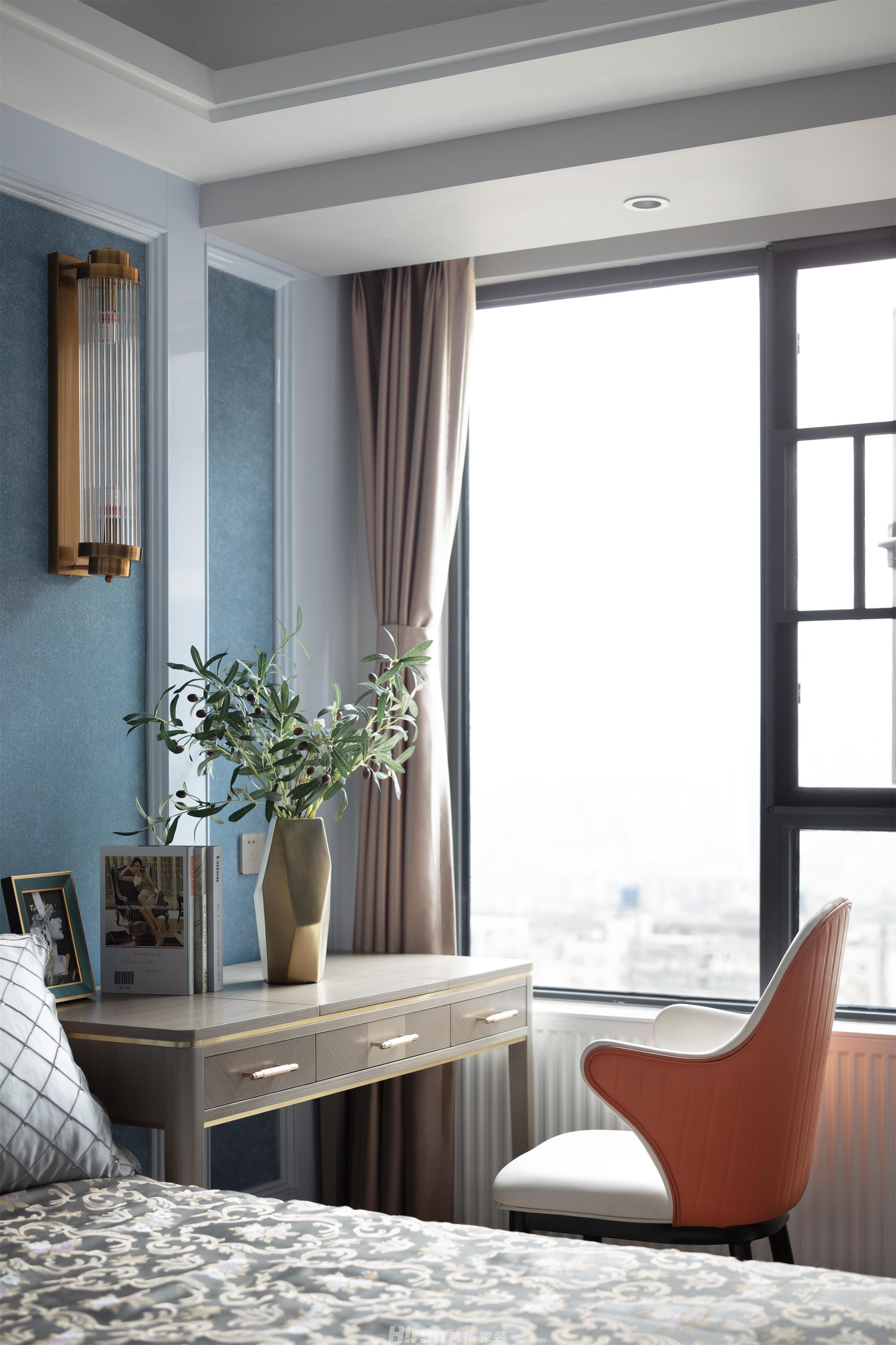 建發中央公園  140㎡新裝飾主義三居室 裝修案例效果圖-SWSY2020-13