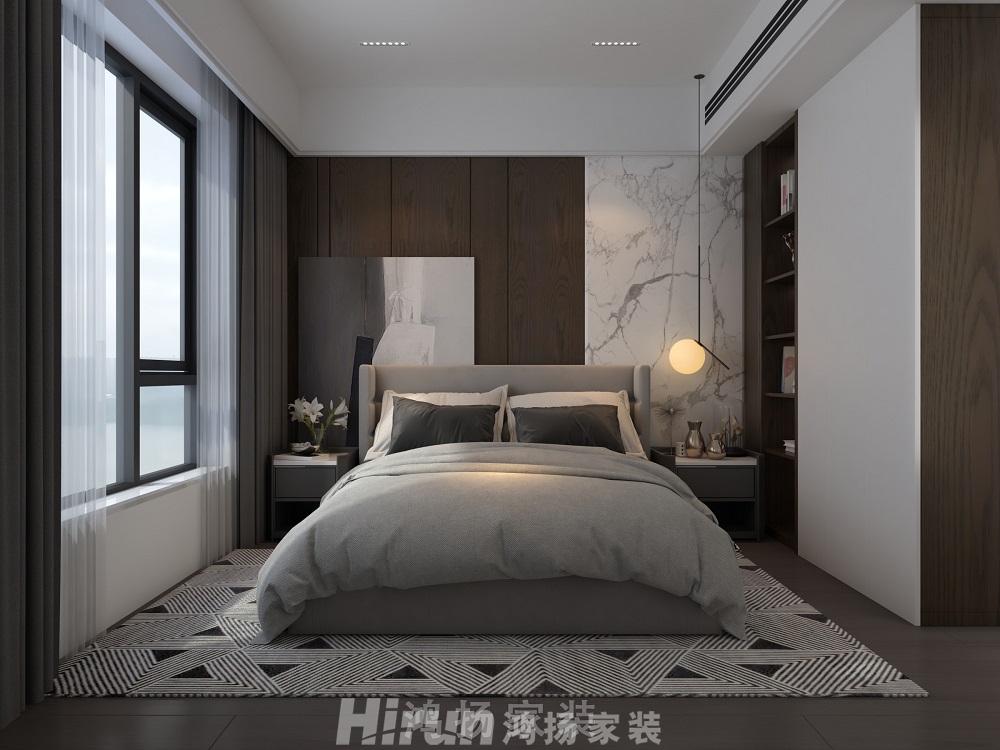 萬(wàn)科紫臺(tái)230㎡雅致現(xiàn)代大平層 裝修案例效果圖-3132497086016695