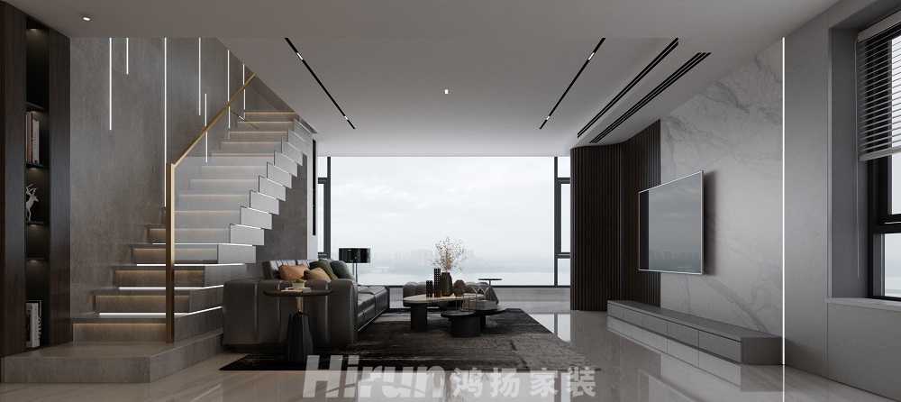 萬(wàn)科紫臺(tái)230㎡雅致現(xiàn)代大平層 裝修案例效果圖-5132497085992633