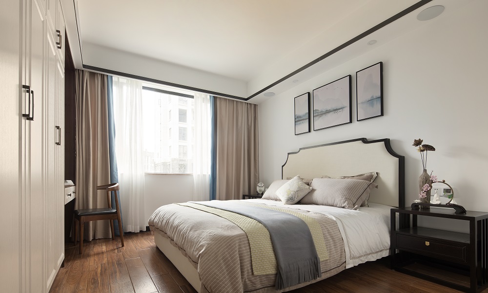 梅溪香山160㎡復合寫意四居室 裝修案例效果圖-上屋攝影｜梅溪香山 (2)