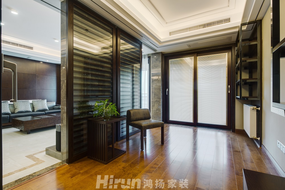 潮宗御苑160㎡寫意木構四居室 裝修案例效果圖-_Q2A5646- (19)