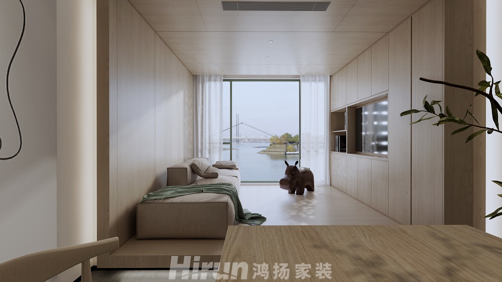 鑫遠翡麗都80㎡北歐之光二居室 裝修案例效果圖-2 (6)