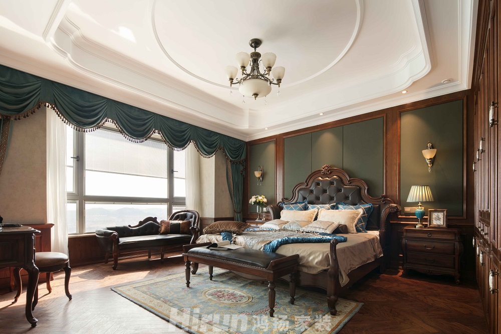 保利國際廣場370㎡歐美香頌大平層 裝修案例實景圖-05