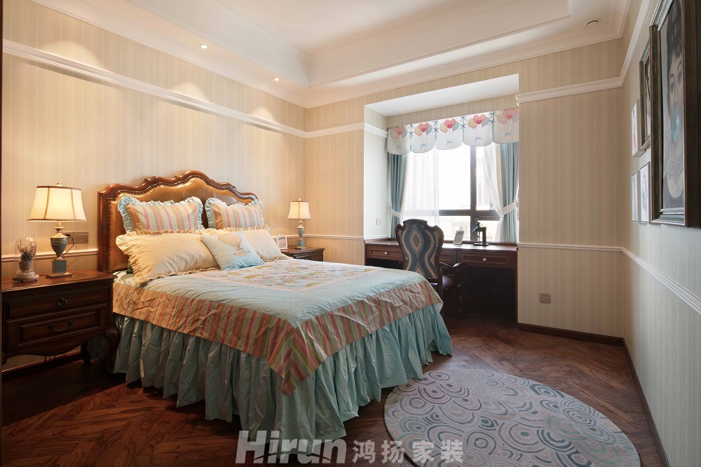 保利國際廣場370㎡歐美香頌大平層 裝修案例實景圖-08