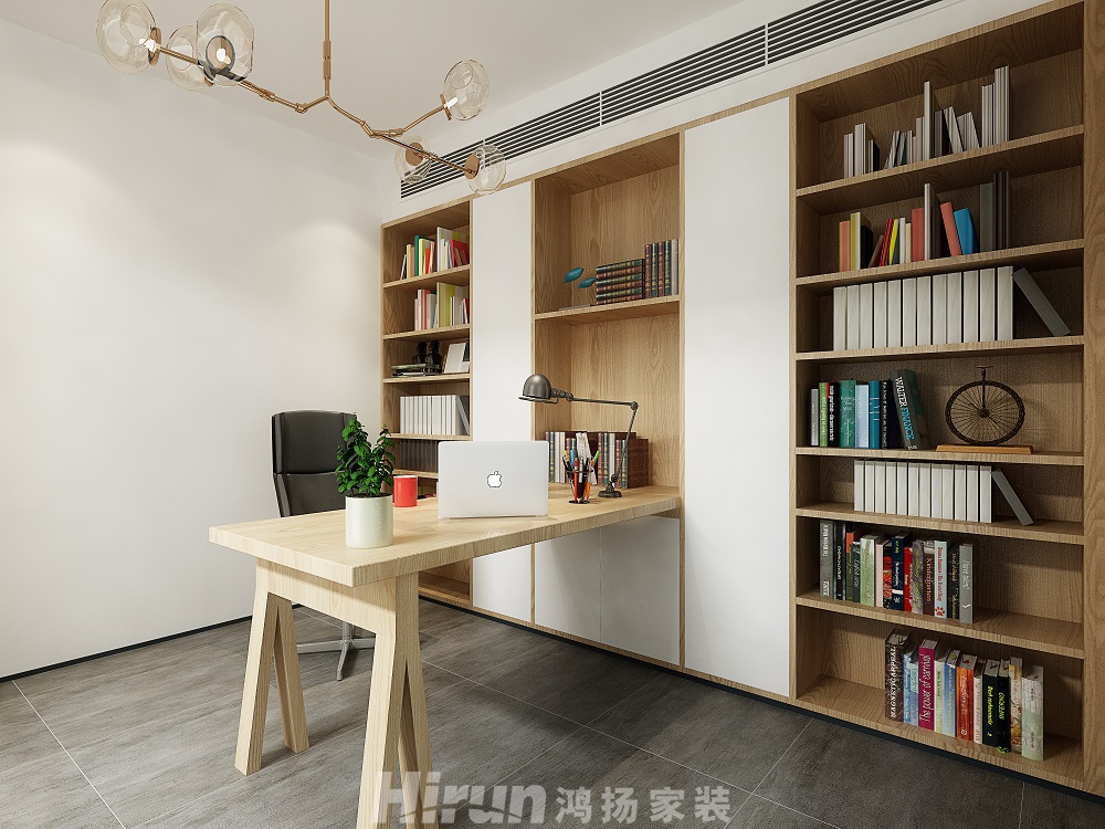 月湖蘭庭180㎡北歐之光大平層 裝修案例效果圖-8