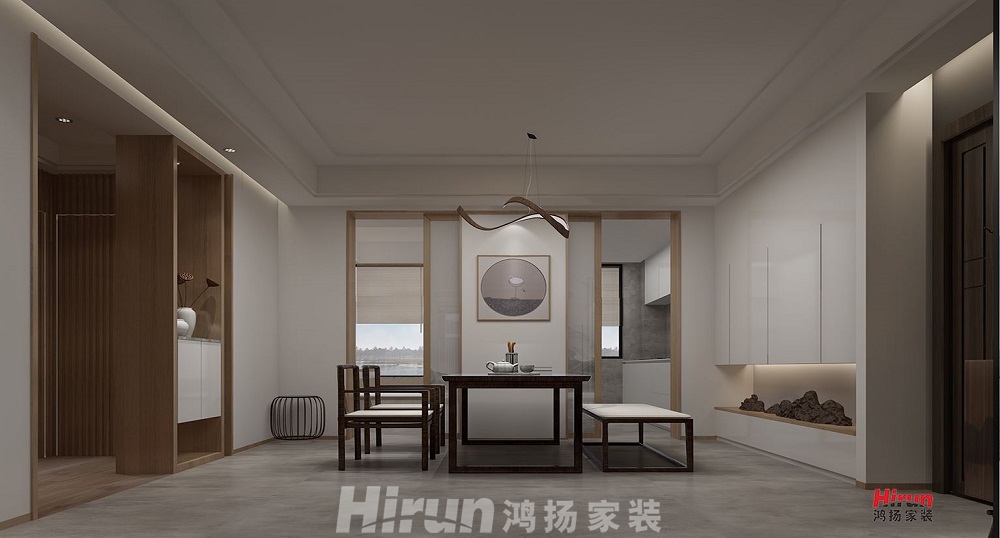 五礦萬境水岸200㎡復合寫意大平層 裝修案例效果圖-F132393386399274