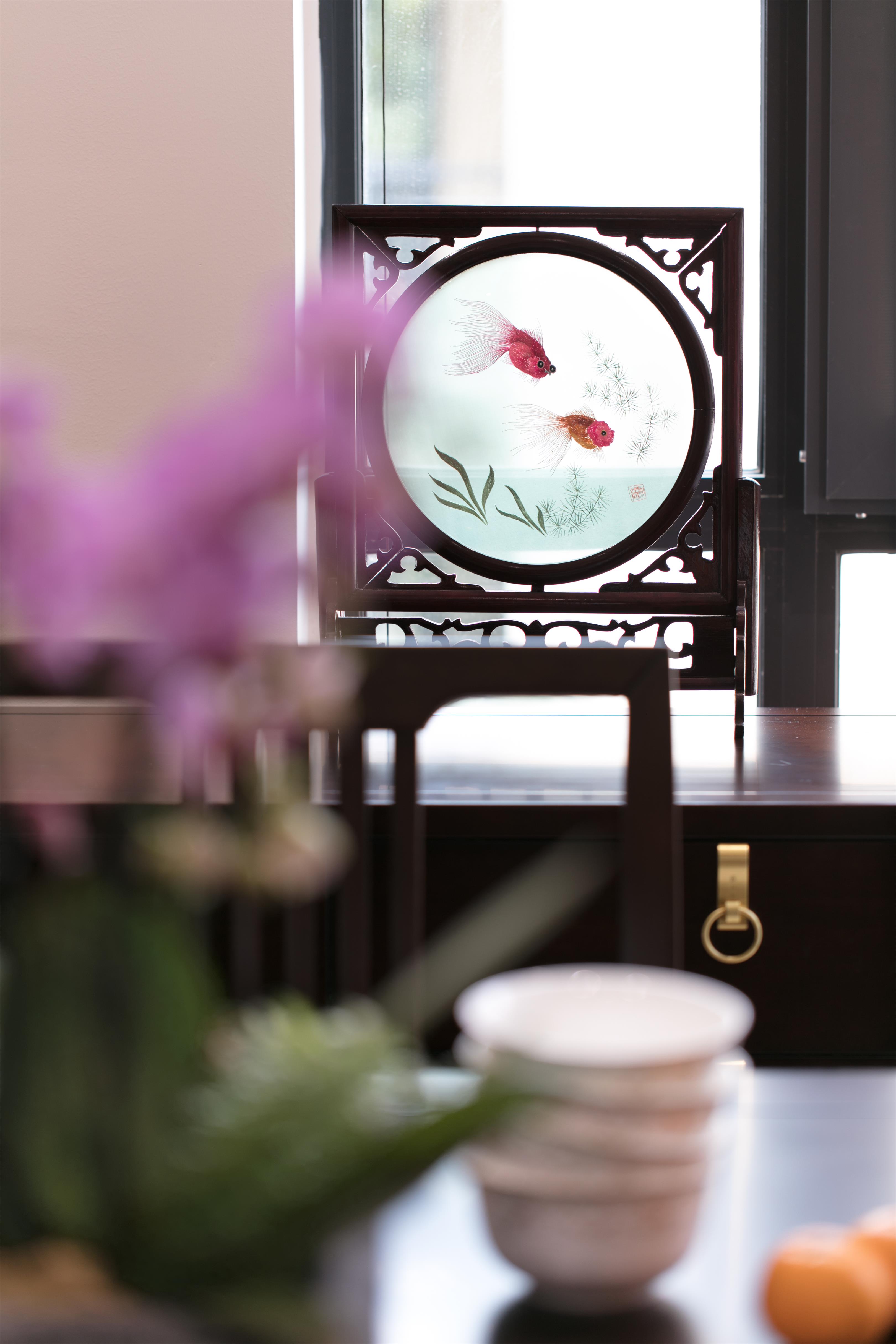 綠城桂花城150㎡復合寫意四居室 裝修案例效果圖-swsy2017_12