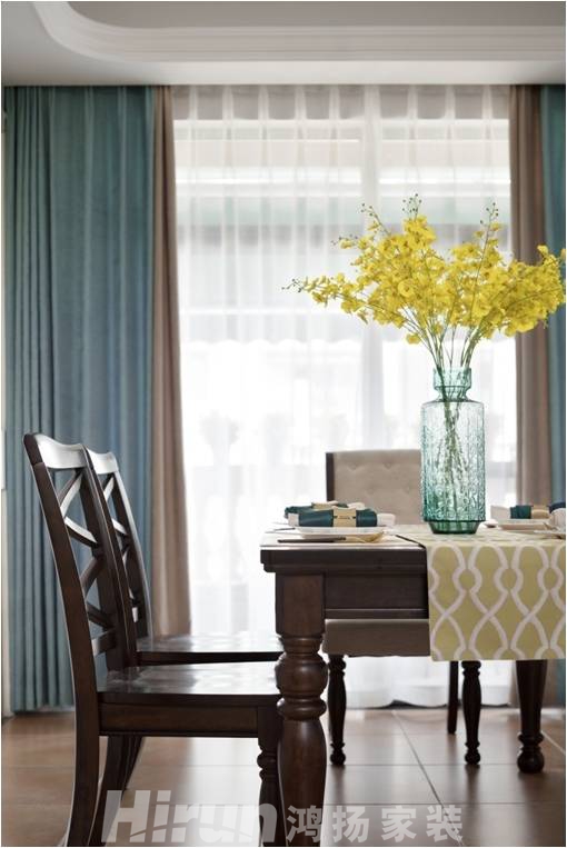 五礦萬境園140㎡新裝飾主義三居室 裝修案例效果圖-圖片2