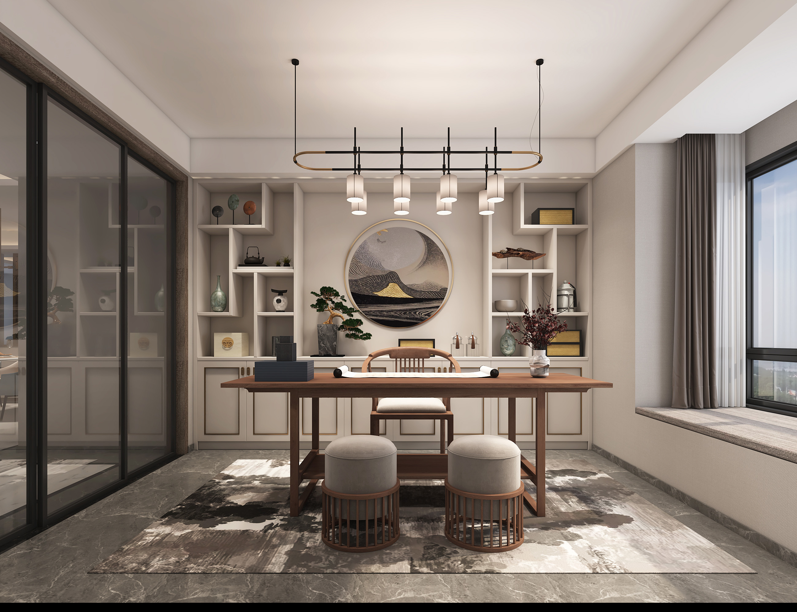 麓山別墅300㎡新裝飾主義別墅 裝修案例效果圖-微信圖片_20201217101607