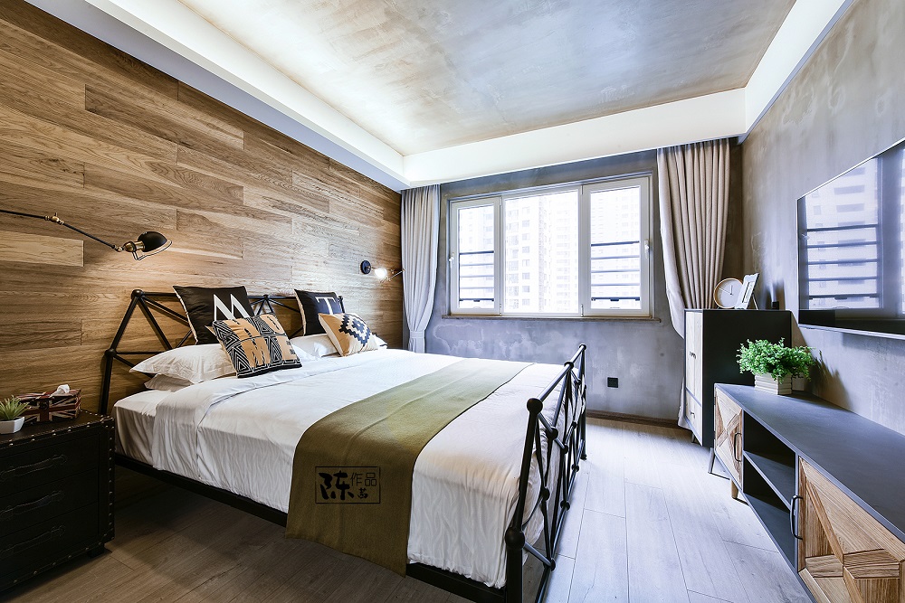 北辰三角洲136㎡工業再造四居室 裝修案例效果圖-010
