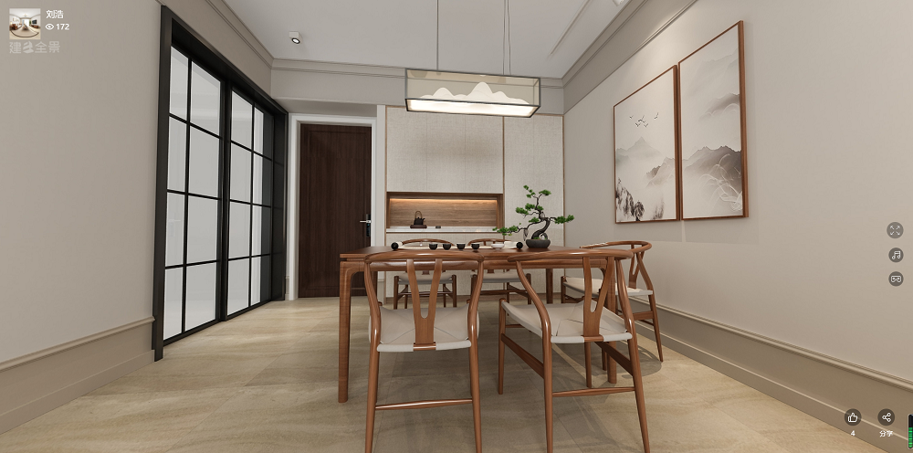 金茂灣160㎡意境東方四居室 裝修案例效果圖-微信截圖_20210526170827