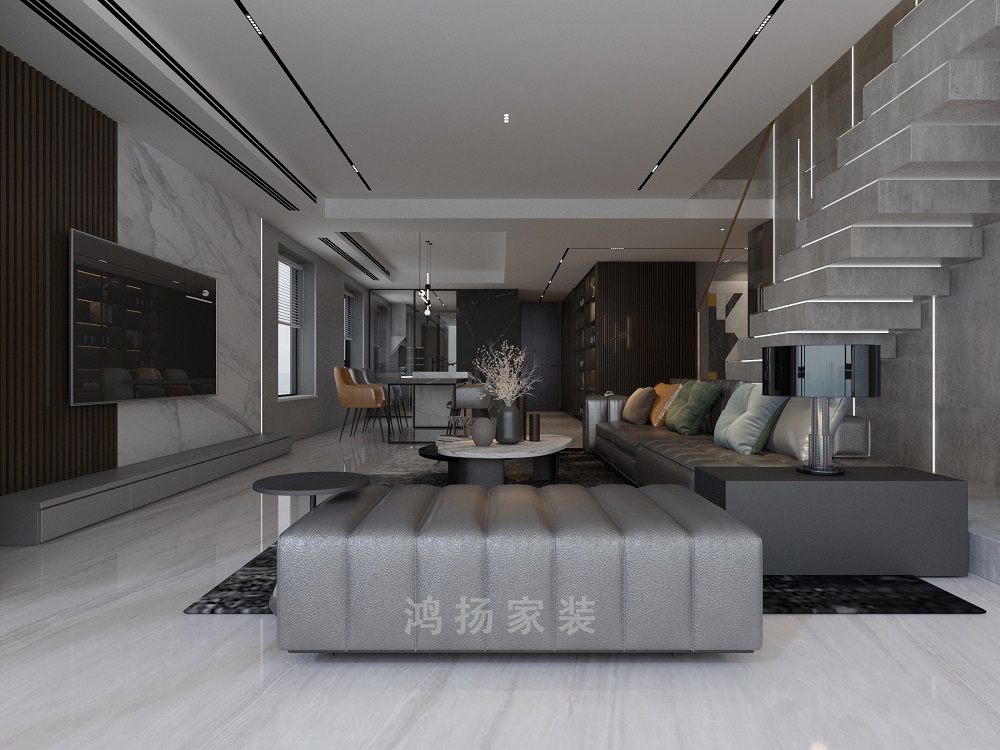 萬(wàn)科紫臺(tái)230㎡雅致現(xiàn)代大平層 裝修案例效果圖-9132497085982789