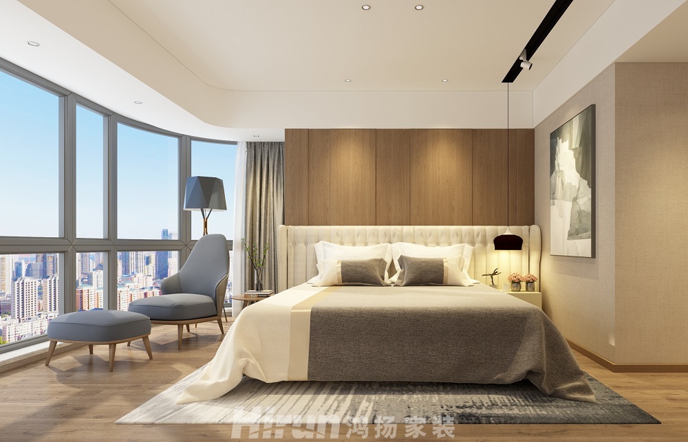 明昇壹城120㎡北歐之光三居室 裝修案例效果圖-03