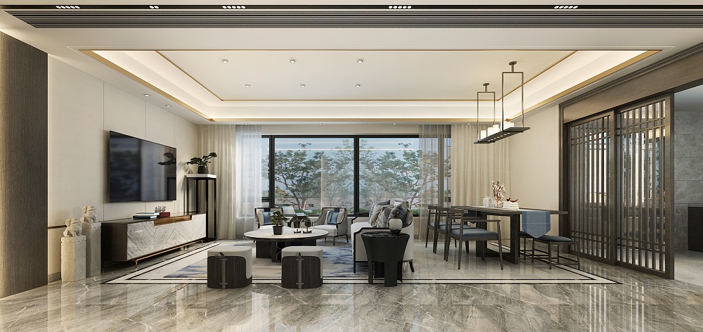 建發央著170㎡江南印象復式 裝修案例效果圖-建發央著 _View (5)