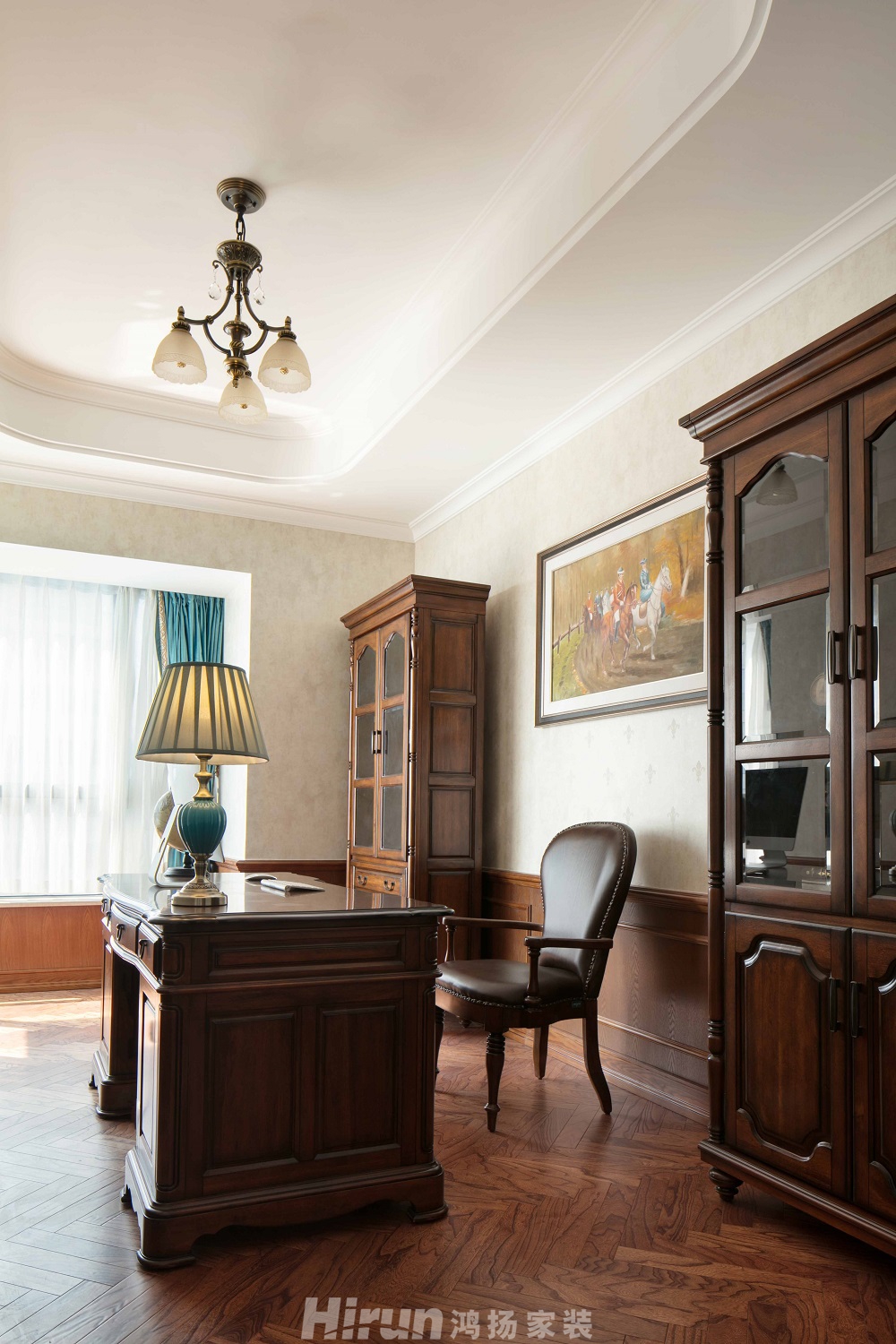 保利國際廣場370㎡歐美香頌大平層 裝修案例實景圖-06