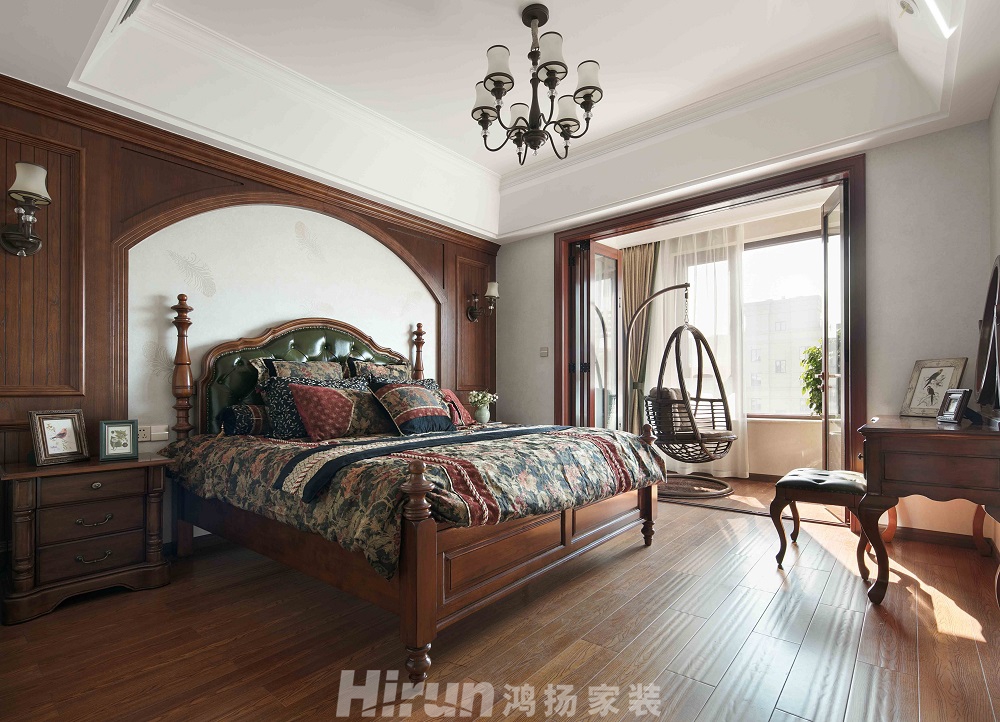 中天棲溪里177㎡歐美香頌四居室 裝修案例實景圖-04