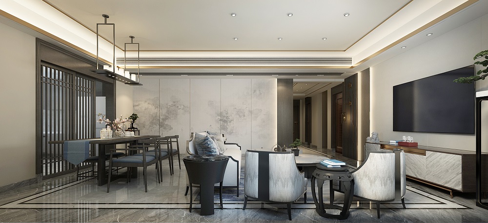 建發央著170㎡江南印象復式 裝修案例效果圖-建發央著 _View (7)