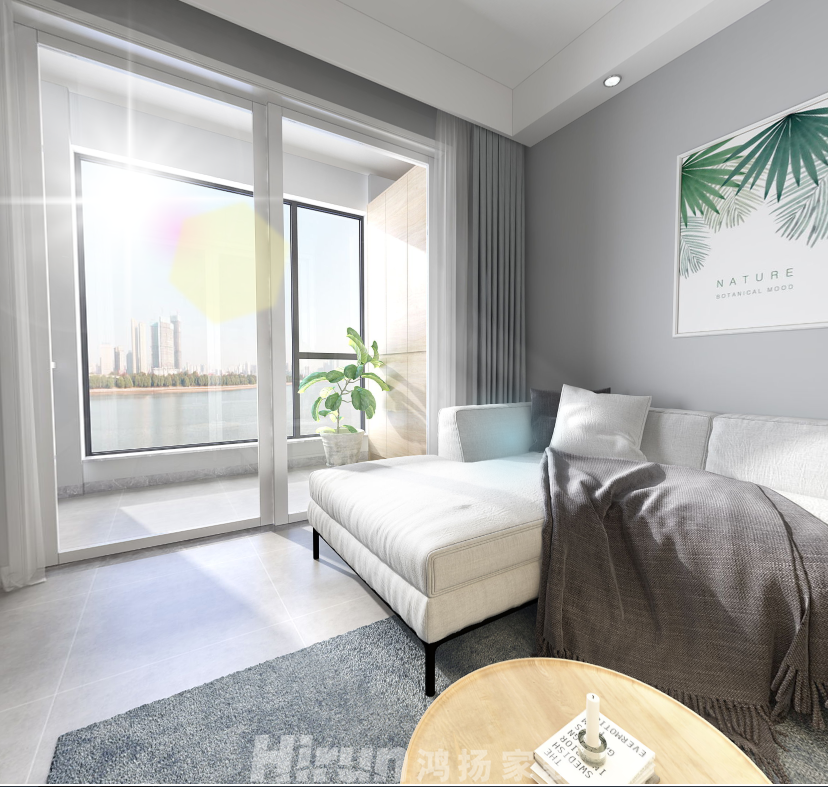 湘熙水郡100㎡北歐之光三居室 裝修案例效果圖-微信截圖_20190502175113