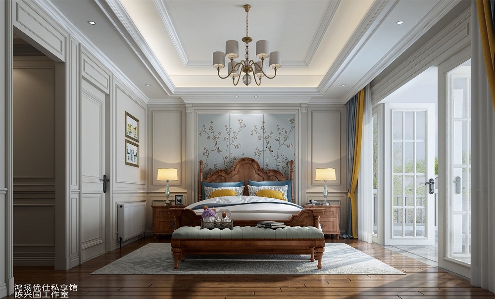 保利閬峰500㎡輕歐簡美別墅 裝修案例效果圖-E132395261916723