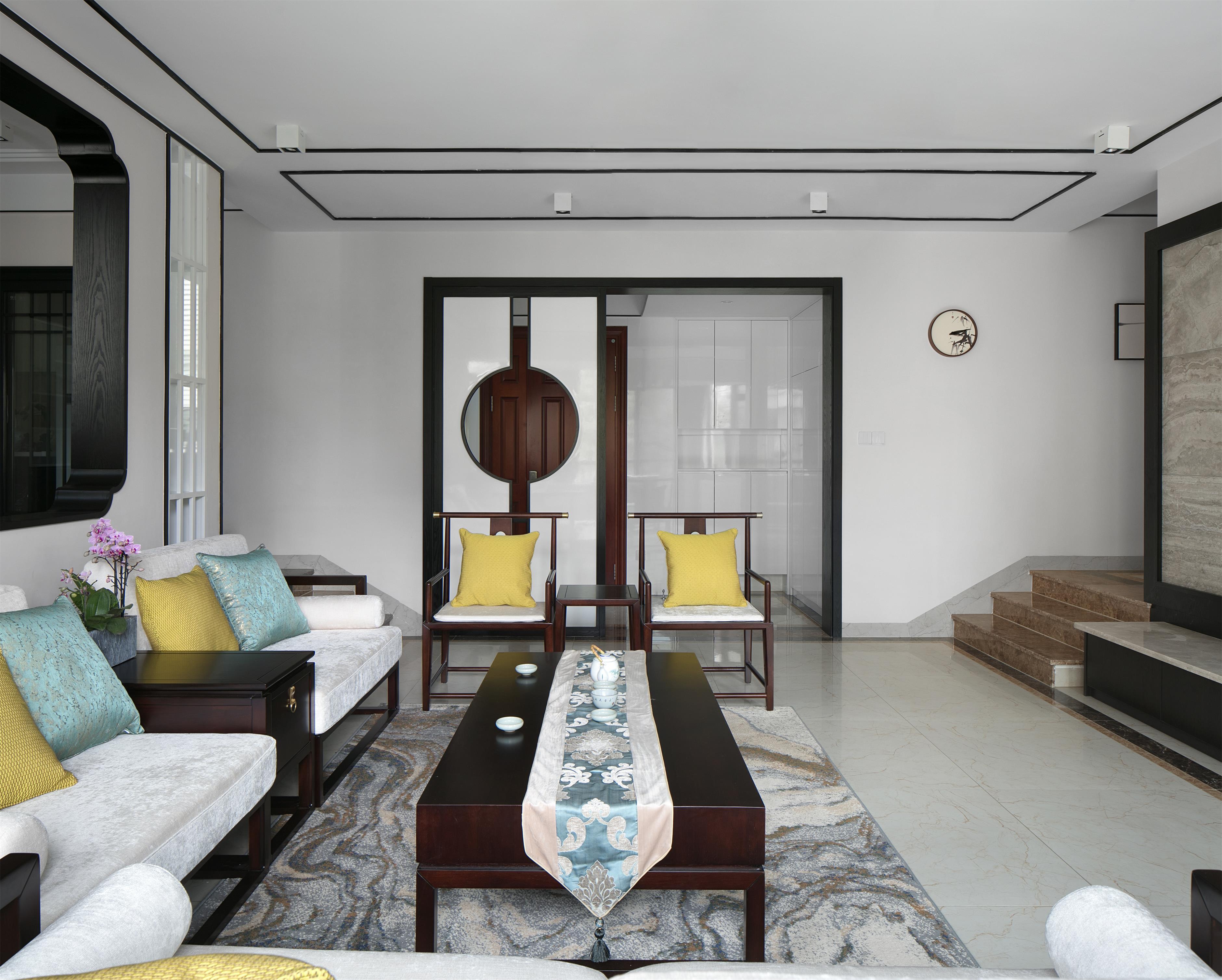 綠城桂花城150㎡復合寫意四居室 裝修案例效果圖-swsy2017_22