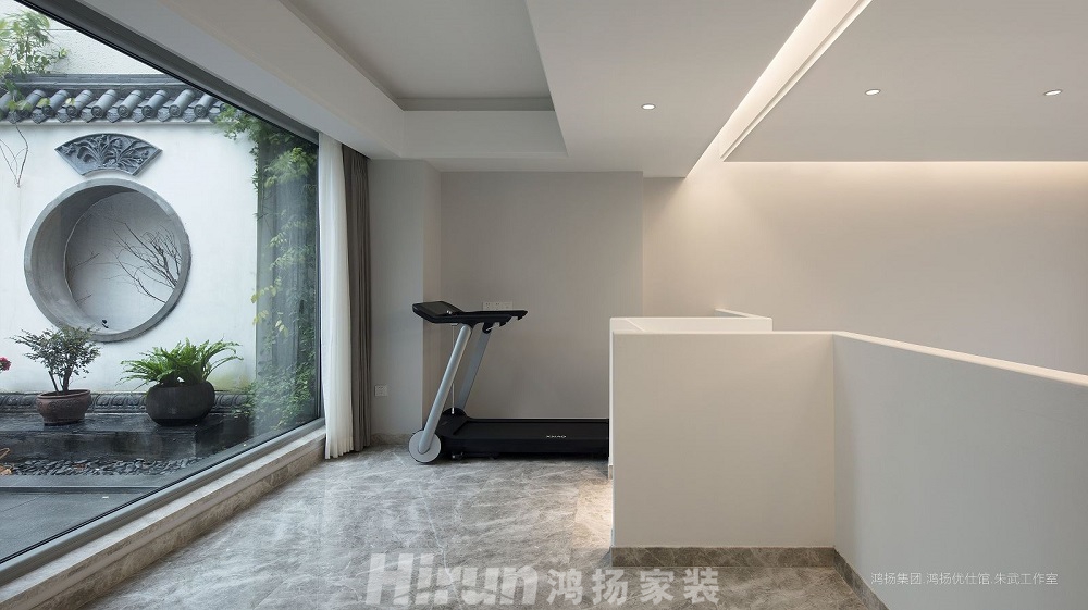 云頂梅溪湖280㎡雅致現(xiàn)代復式 裝修案例效果圖-F132376344454993