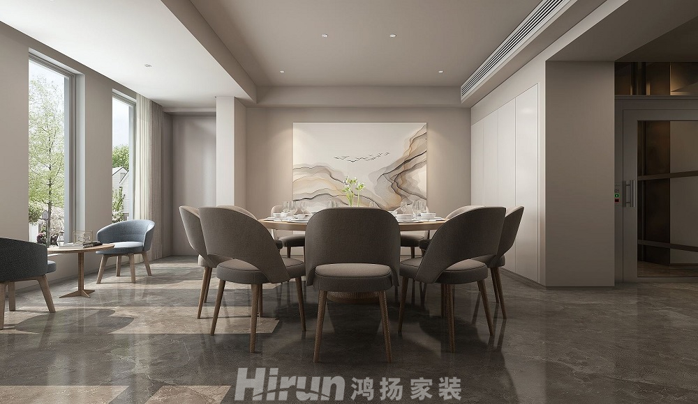 中隆玉璽170㎡雅致現代復式 裝修案例效果圖-Z132376353777024