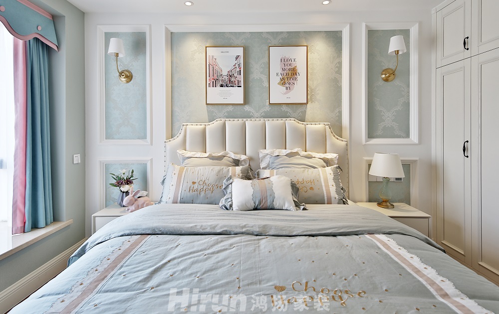 華晨山水州城89㎡輕歐簡(jiǎn)美二居室 裝修案例效果圖-KO7A7879