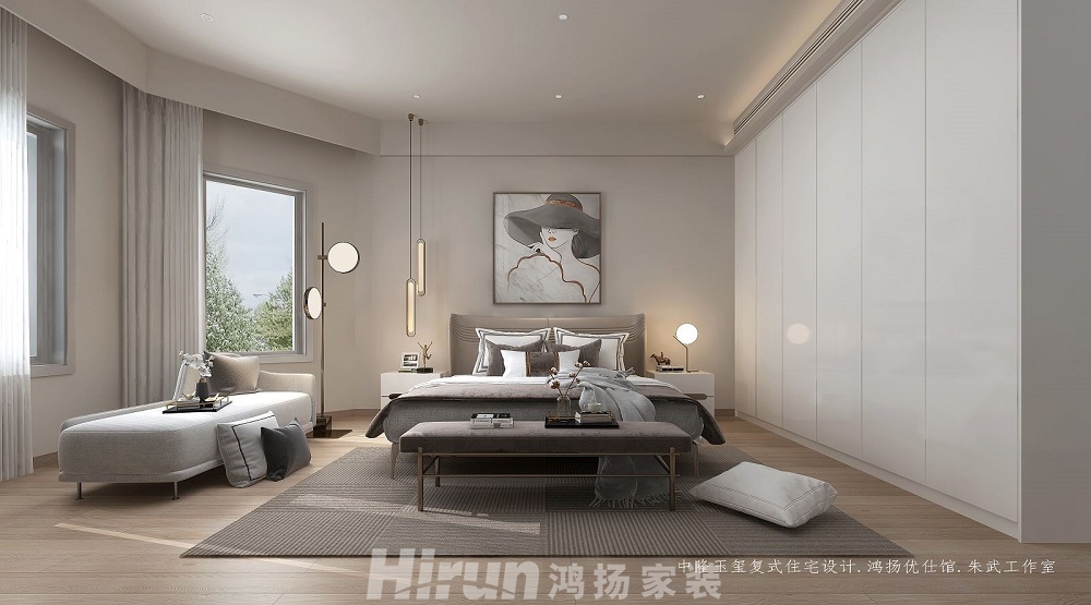 中隆玉璽170㎡雅致現代復式 裝修案例效果圖-D132376353748430