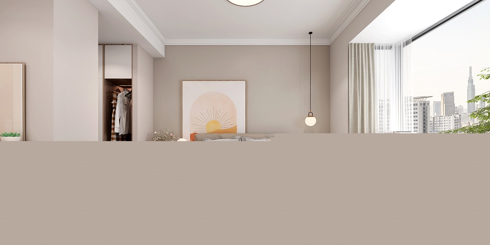 綠地145㎡雅致現代四居室 裝修案例效果圖-5