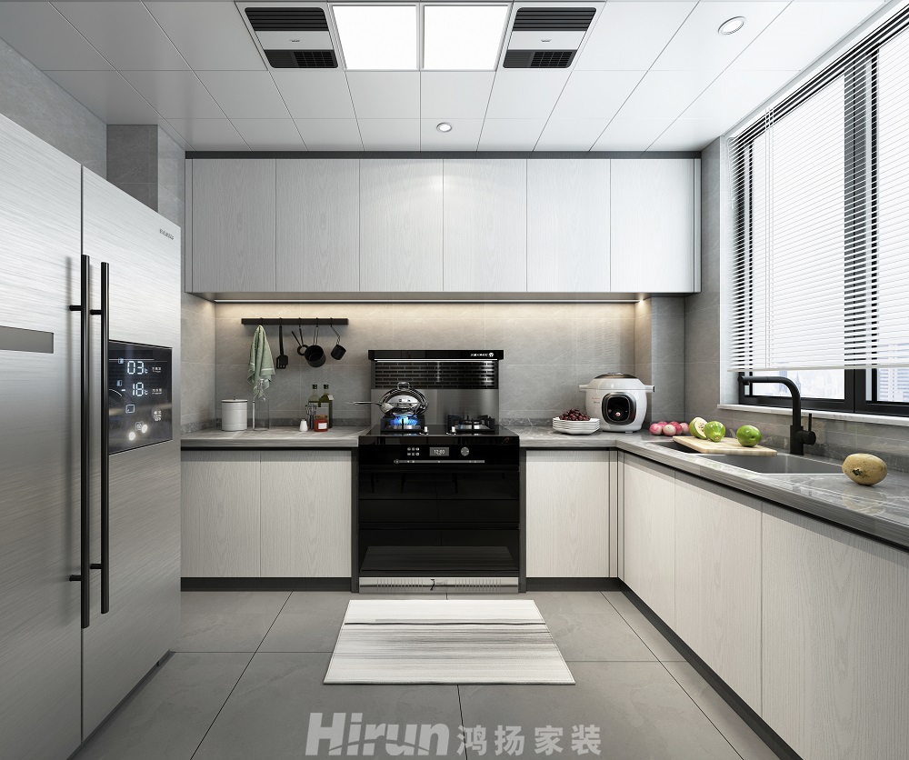 景秀家園145㎡雅致現代四居室 裝修案例效果圖-7